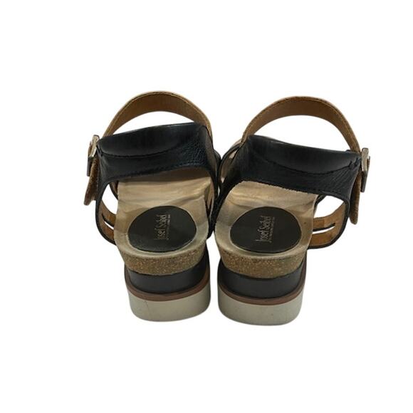 Josef Seibel women's "Clea 01" leather sandals w/backstrap. - Picture 7 of 11